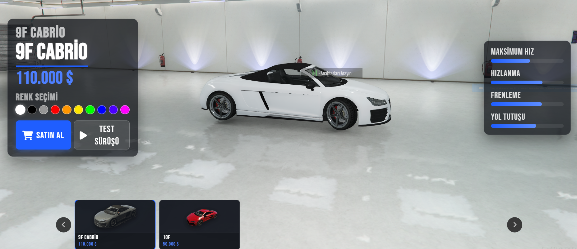 rb-vehicleShop önizleme